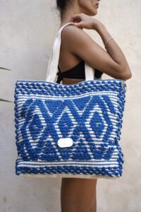 Boho bag blue
