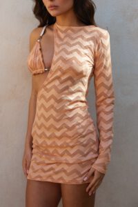 Zigzag mini dress all colors hover
