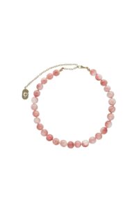 Choker necklace pink