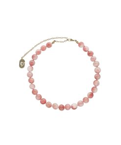 Choker necklace pink