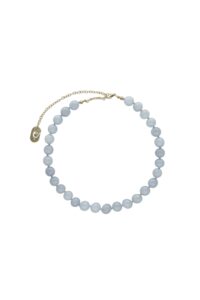 Choker necklace blue