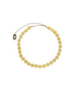 Choker necklace orange