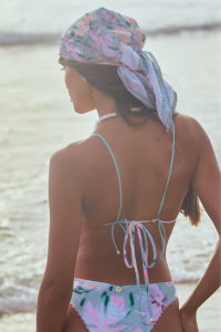 Tropical flower bandana hover